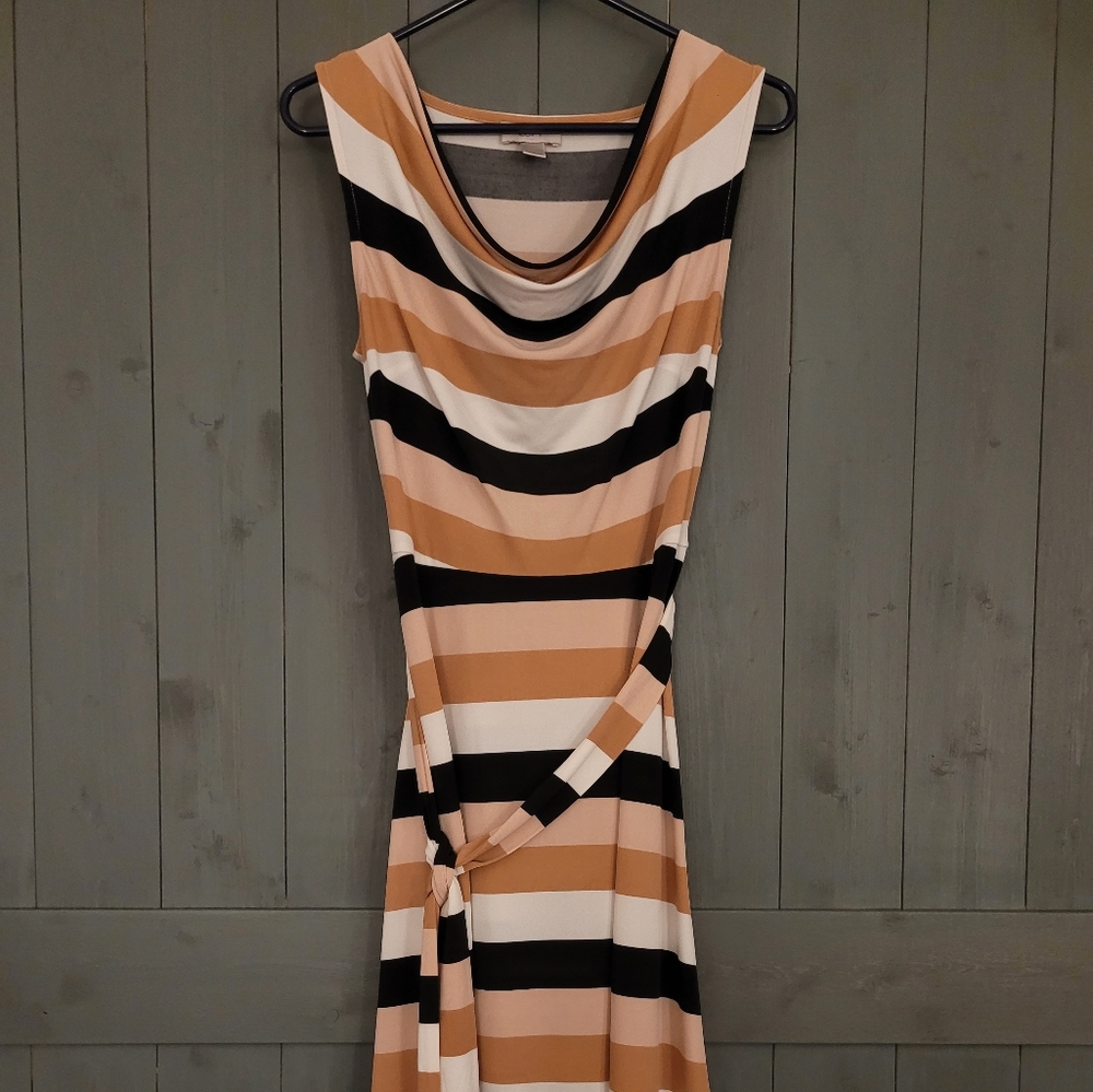 LOFT Sleeveless Scoop Neck Dress